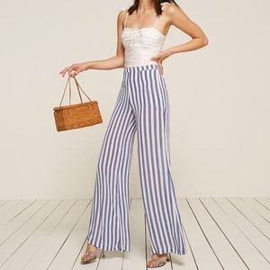 Reformation Ash Pant Wide Leg Palazzo in Sicily
